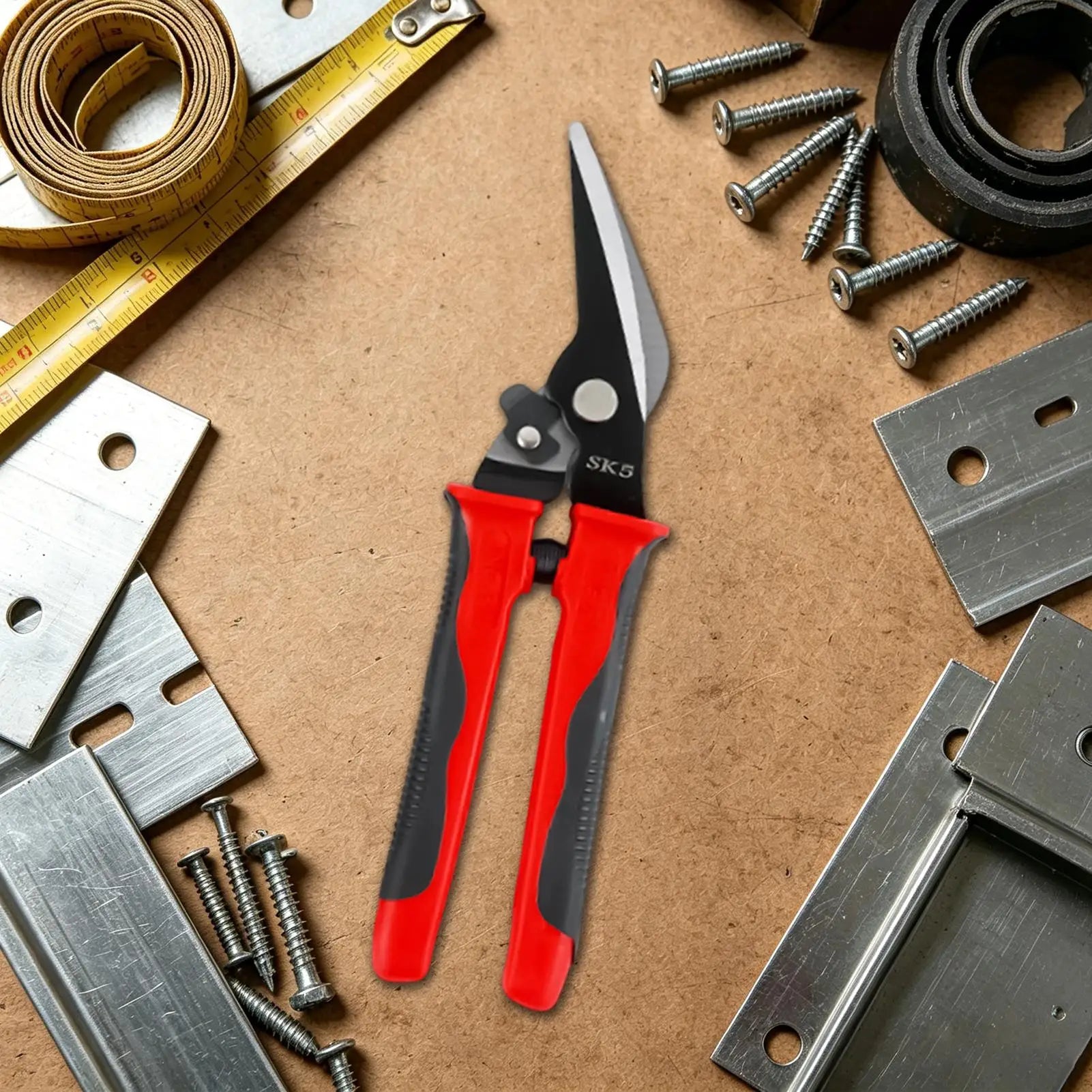 Industrial Tin Snip Aviation Shears Heavy Duty Metal Sheet Cutter