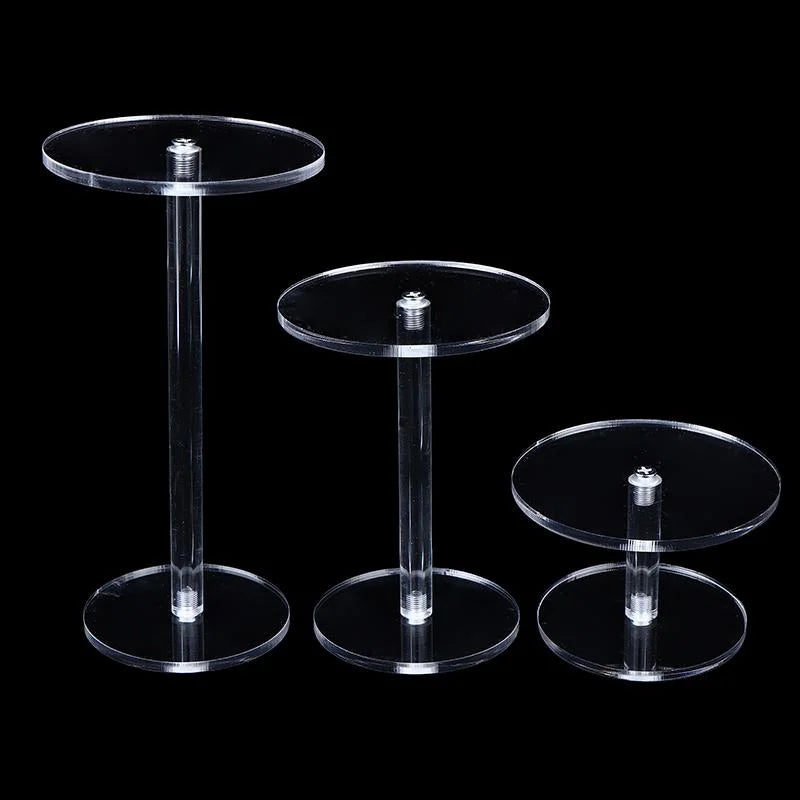CMTransparent Acrylic Tiered Round Display Stand Anime Figures Model
