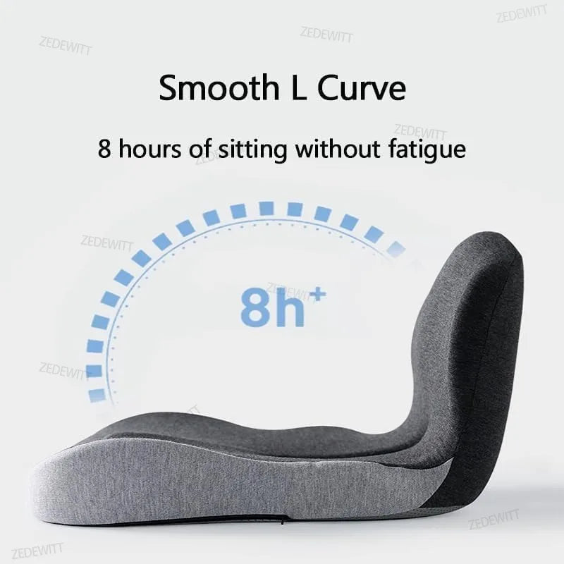 Memory Foam Lumbar Support Cushion – Car & Office Chair