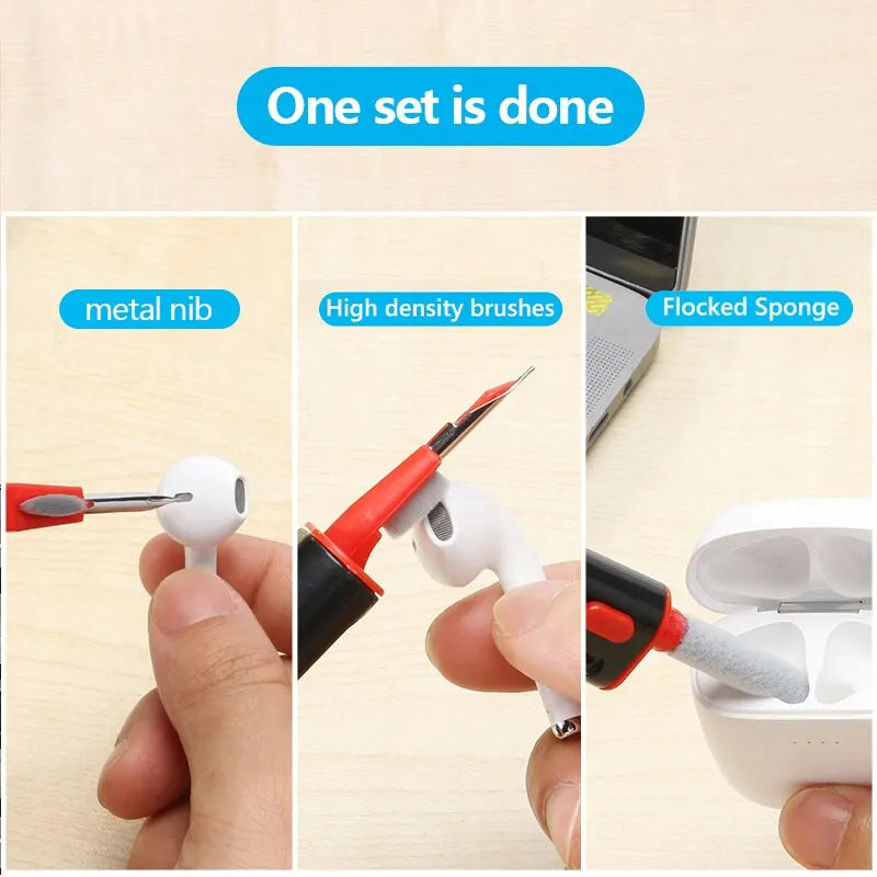 1 Multi-function Bluetooth Earphones Cleaning Pen Tool Earbuds Case Zpaxo