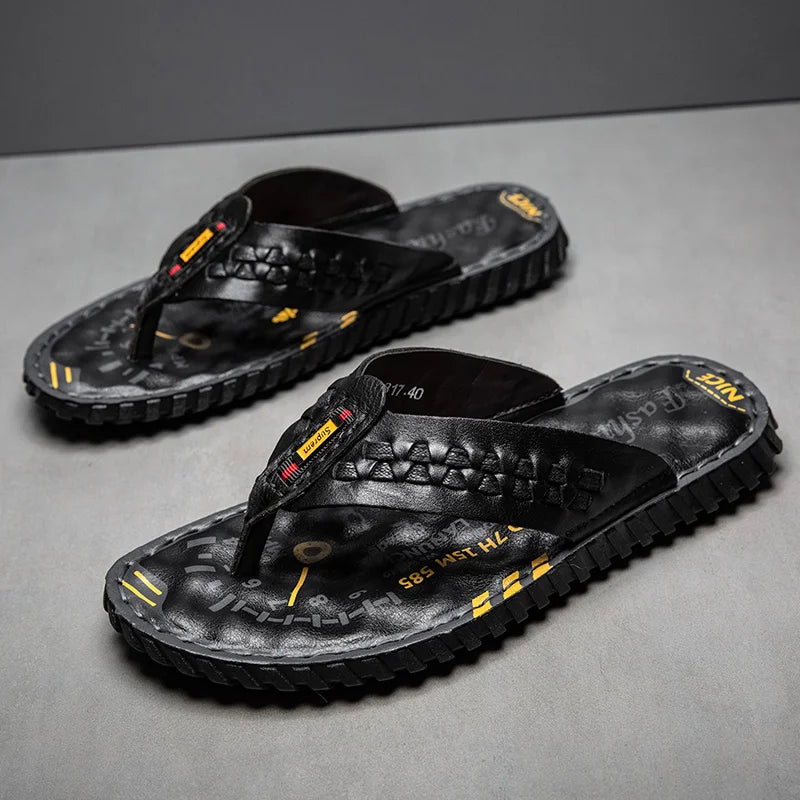 Men's Slippers Comfortable Lightweight Soft Sole Casual Slides Indoor