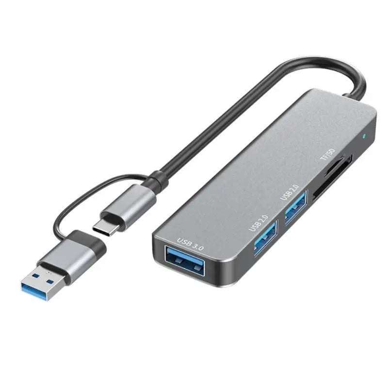 652F C USB Docking Station Hub Featuring 2 0 PD100W Memory Card Slots Zpaxo 5 in 1 card reading CN