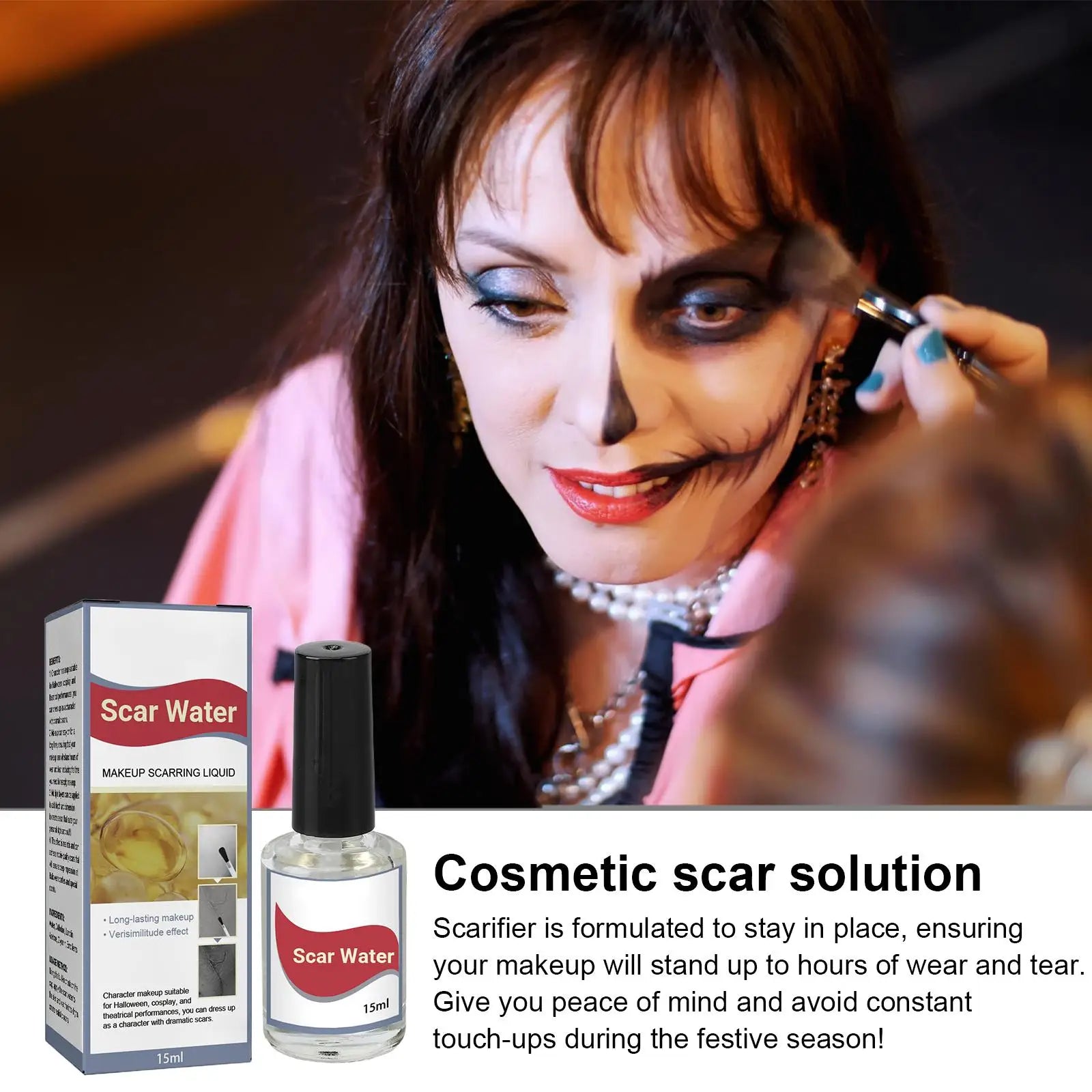 Scarring Liquid Scar Maker Realistic Brush Halloween Costume Party