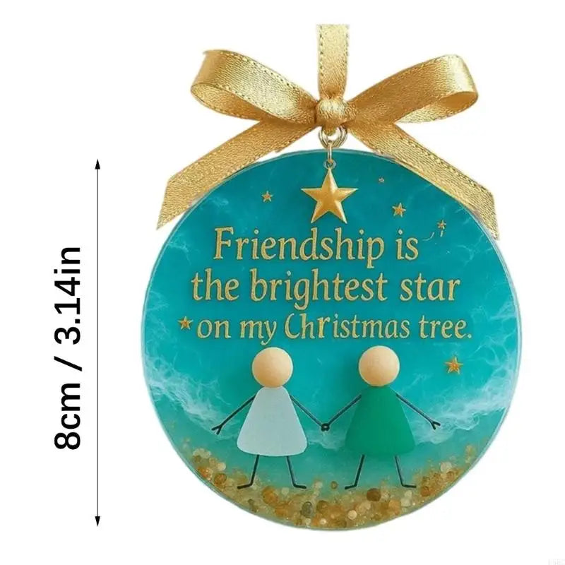 Sparkling Acrylic Christmas Tree Decoration Easy Hanging Portable