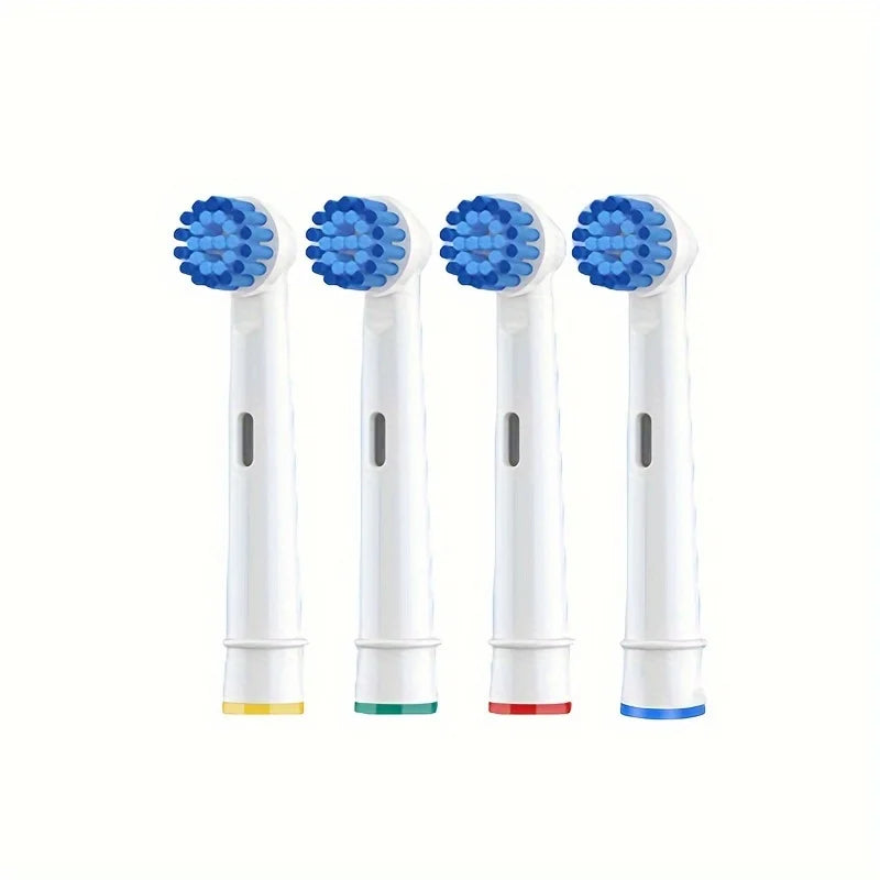 4 16 20 Electric Toothbrush Head Oral B Sensitive Replacement Brush Zpaxo EB17S-4pcs
