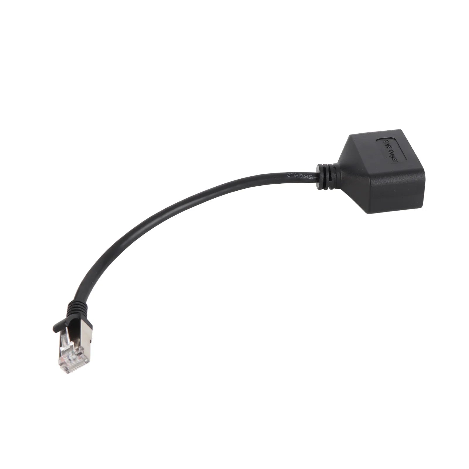 RJ45 Ethernet Adapter Cable Extension 1 to 2 Port for Home Office Excellent Connection Transmission Splitter Adapter Zpaxo