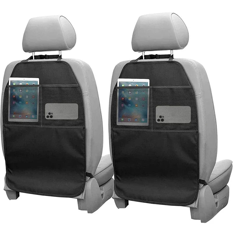 Back Seat Protective Cover Kicking Mat Organizer Durable Waterproof