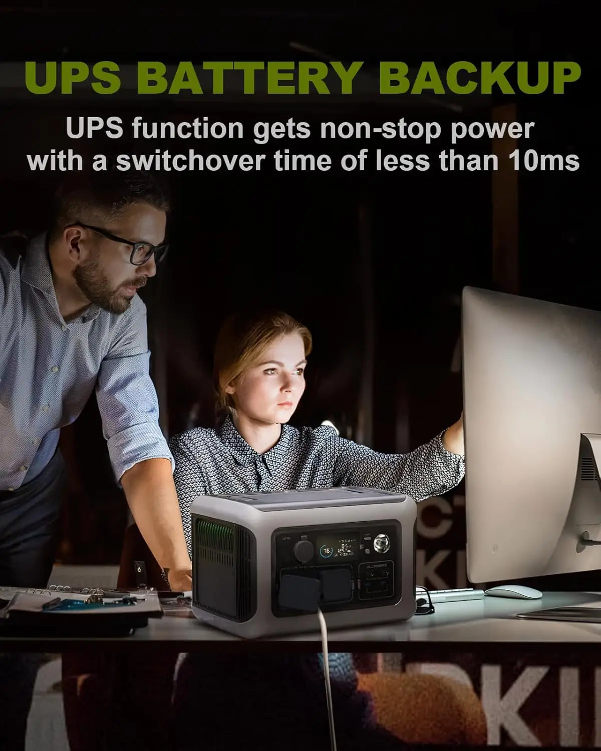 ALLPOWERS R600 Portable Power Station 299Wh LiFeP04 Battery 600W Zpaxo