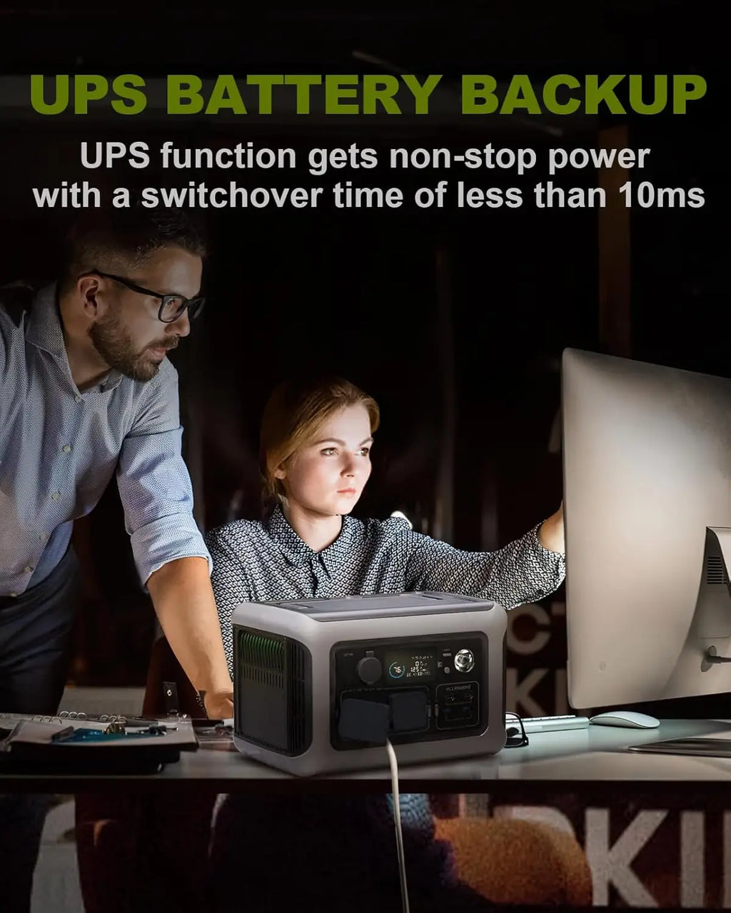 ALLPOWERS R600 Portable Powerstation Solarpanel Optional 299Wh 600W Zpaxo