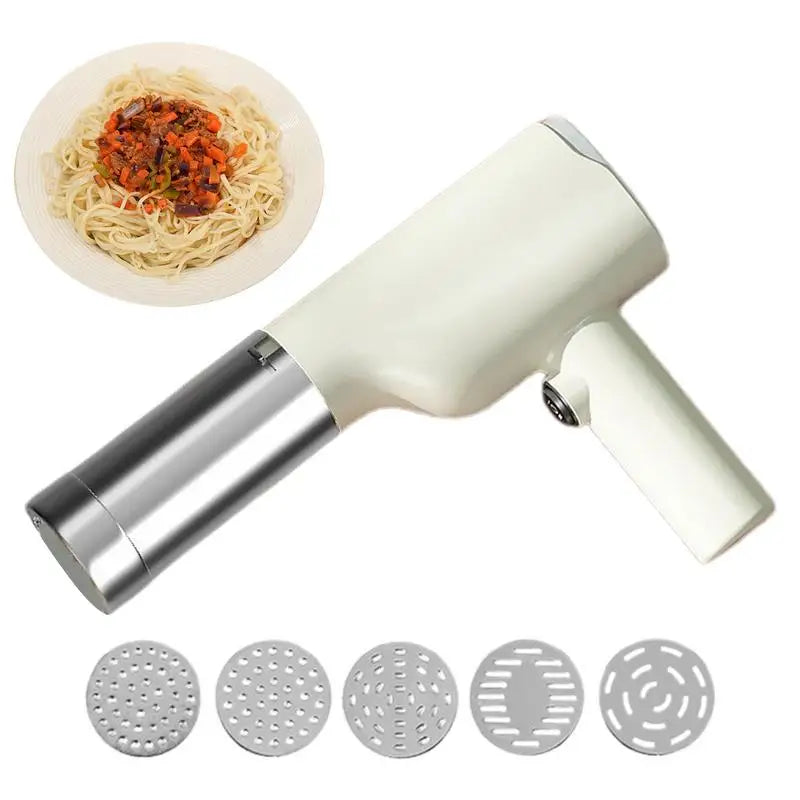 Handheld Electric Noodle Machine Press Automatic Pasta Maker Cordless