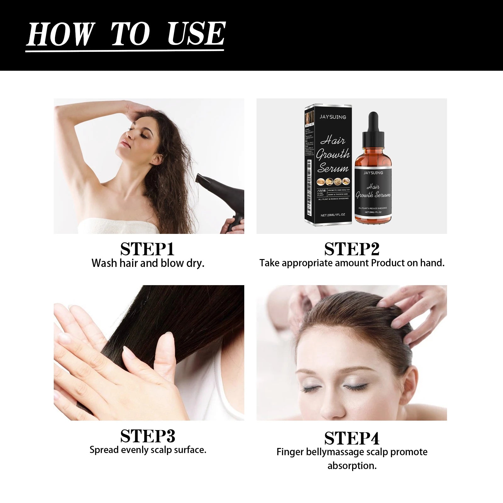 Hair Loss-Reducing Hair Essence, Gentle Nourishment for Scalp, Massage Care for Smooth and Moisturized Hair, Nourishing Hair Oil Zpaxo