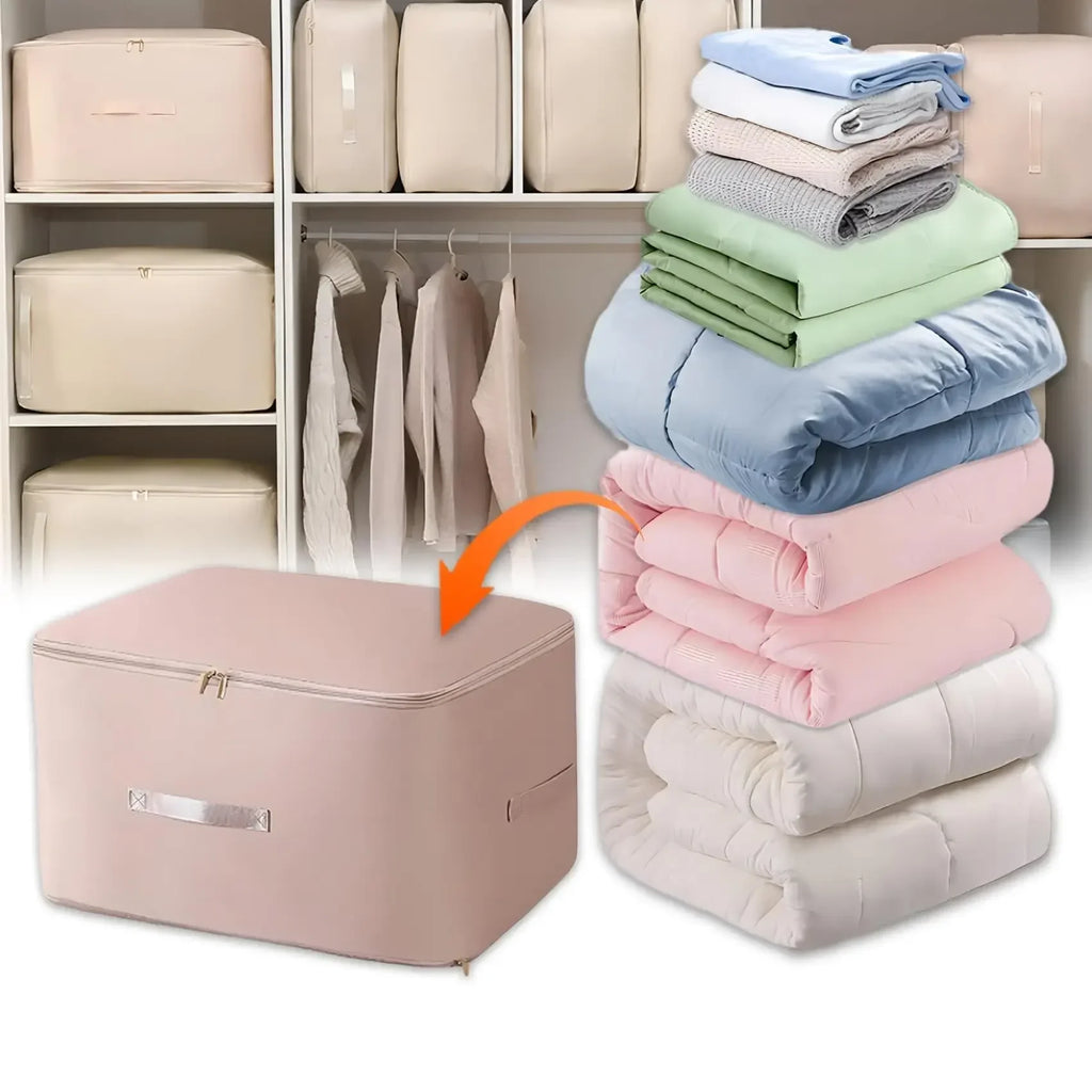 Compression Dustproof Organizer Storage Bag Large Capacity Moisture-proof Clothes Quilt Moving Bag Self Compression Organizer Zpaxo