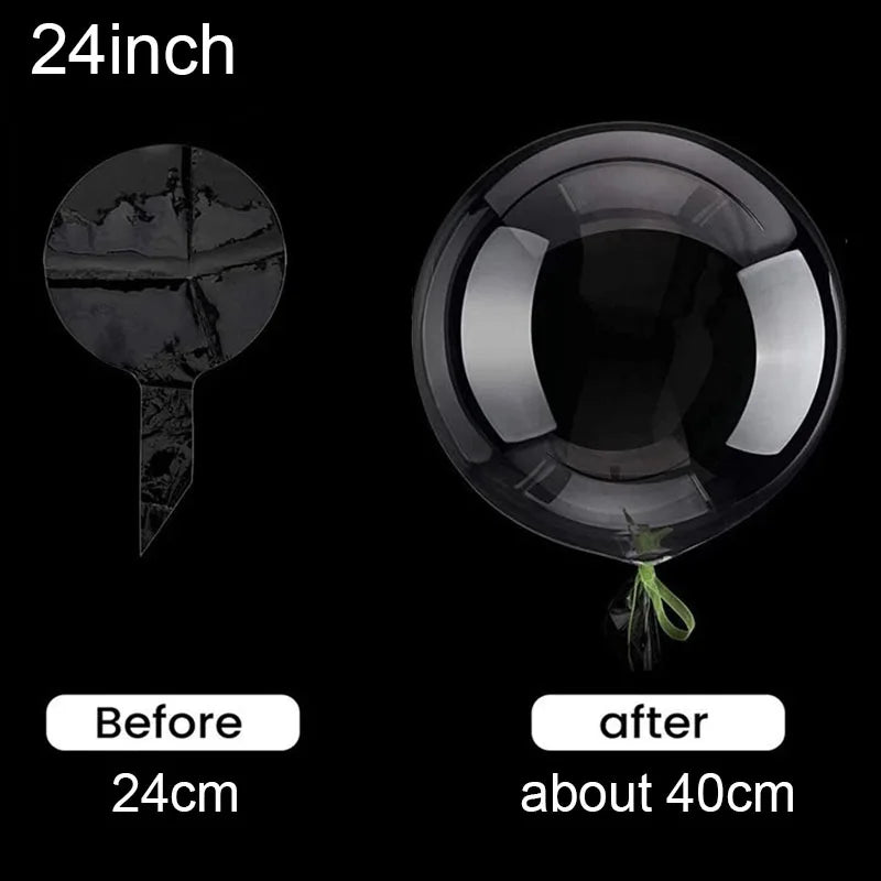 8 10 12 16 18 20 24 Inch Transparent Bobo Balloon Clear Bubble Zpaxo 10pcs 24inch Other