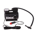 12V Smart Tire Pump with Pressure Gauge Electric Air Pump Car Electric Tire Inflator for Moto Bike Car Tyre Zpaxo Black