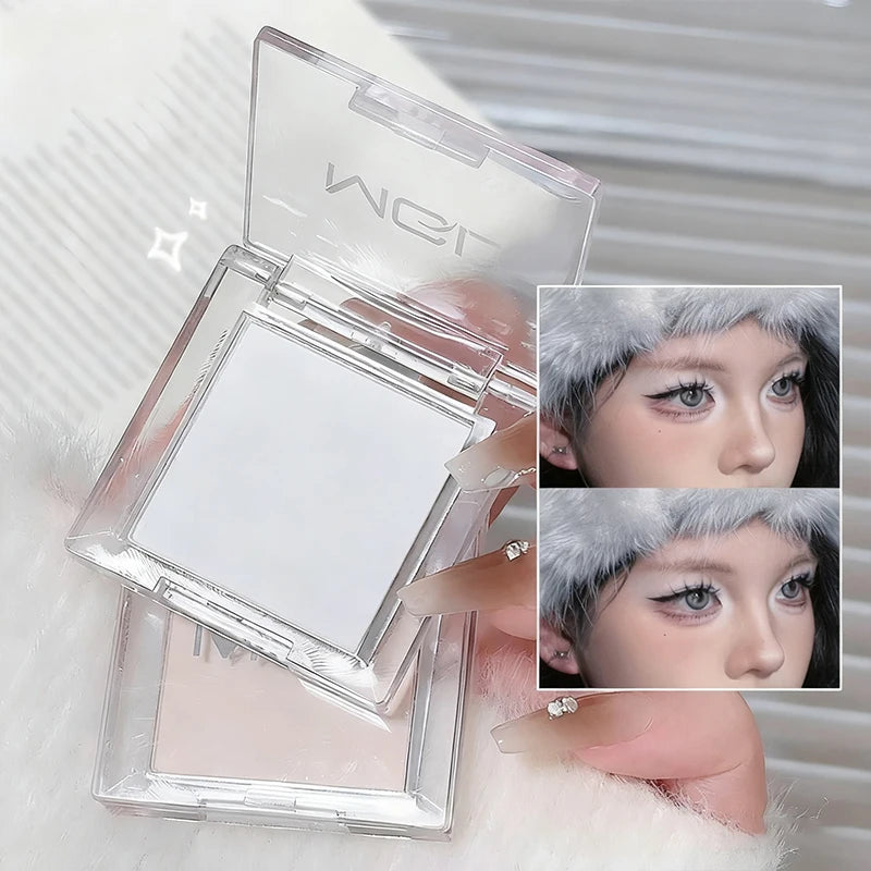Matte Warm White Monochrome Eyeshadow Palette Long-lasting Natural Zpaxo