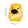 Kid Squeeze Toys Capybara Rubber Squeeze Model Slow Rebound Pinching Toys For Traveling Home Outdoor School Zpaxo Orange United States