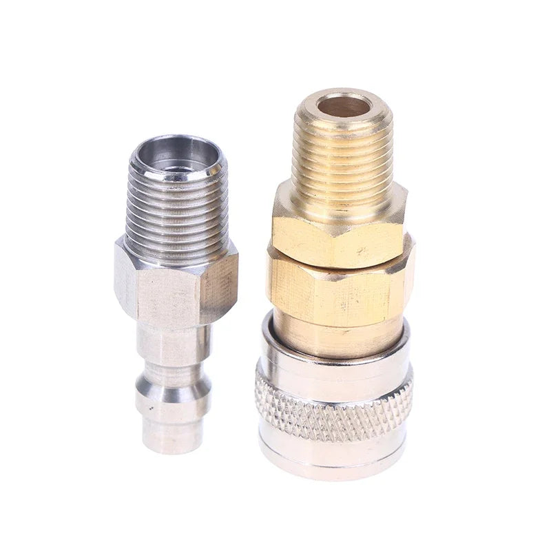 PFULTR 1/8 NPT Thread American System Foster Quick Disconnect Coupler Male Plug 22-2 Or 23-2 Female Coupler 2202, 2302 Zpaxo