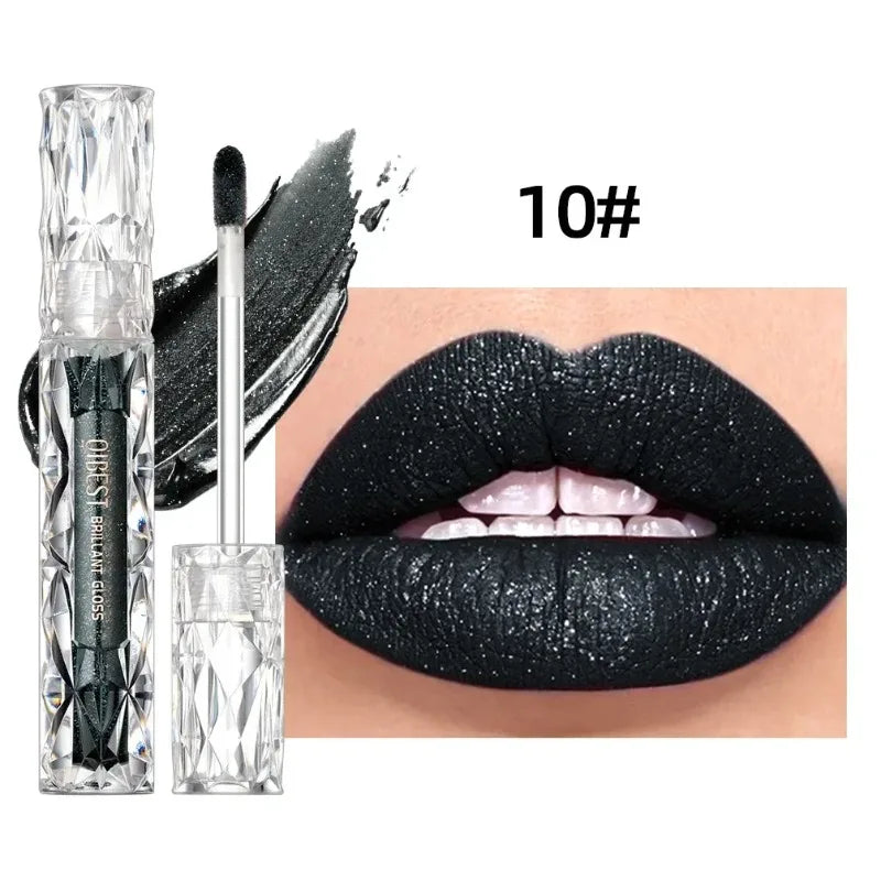 Waterproof Diamond Liquid Lipstick Moisturizing Long-lasting Matte Zpaxo 10