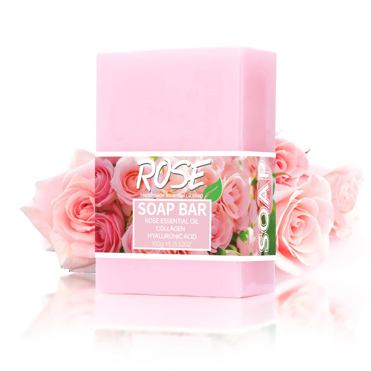 Rose Essential Oil Handmade Soap – Face, Body & Intimate 100g Handmade Bar Soap Zpaxo