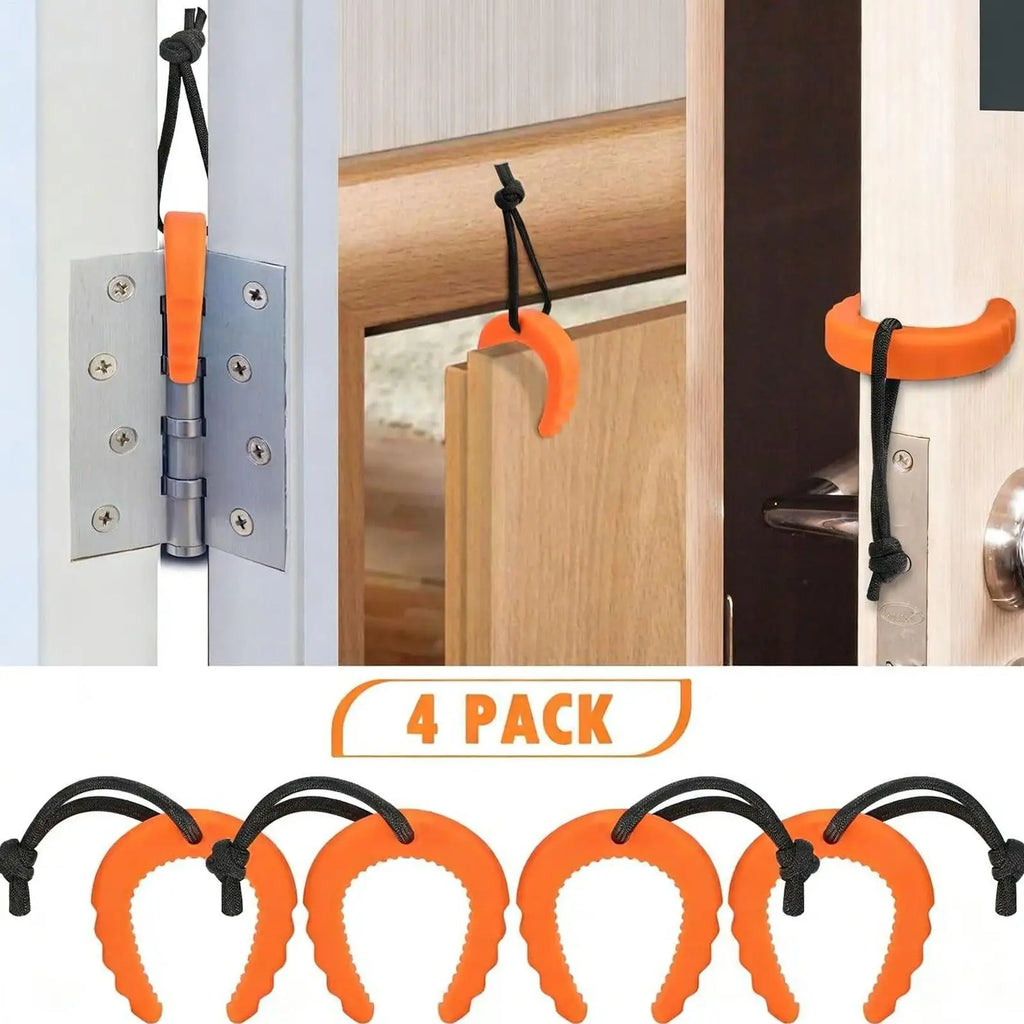 Portable C Shape Door Stopper Wedge Guard Anti Pinch Clip Safety Lock