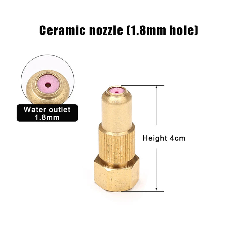 Agricultural Irrigation Nozzle 16*41*8MM Adjustable Pottery Nozzle High Quality Pottery Adjustable Spray Effortless Installation Zpaxo 5