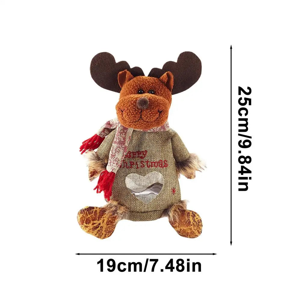 Christmas Doll Fabric Bags Reusable Supports Storage Bag Candy Party Zpaxo B Other