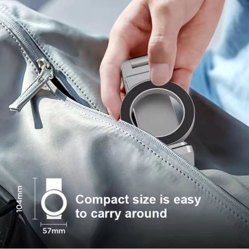 Universal Magnetic Phone Holder Travel Essentials Flexible Rotation Hands-Free Airplane Phone Mount Seat Adjustable Phone Stand Zpaxo