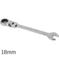8-18MM Flexible Head Ratchet Wrench | 72-Tooth Vanadium Steel Ratchet Wrench Zpaxo 18MM