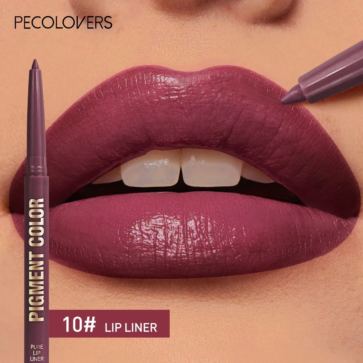 12 color lip enriching lipliner lip moisturizing three-dimensional fitting light thin silky and clear lip liner Zpaxo 10