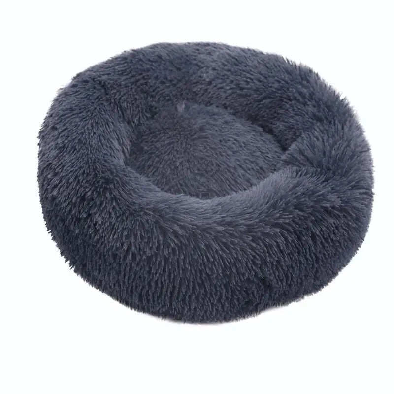 Soft Pet Dog Cat Bed Plush Full Washable Calm Donut Comfortable