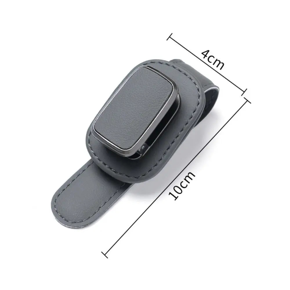 Back Clip Car Sun Visor Glasses Sponge Interior Accessories Eyeglass