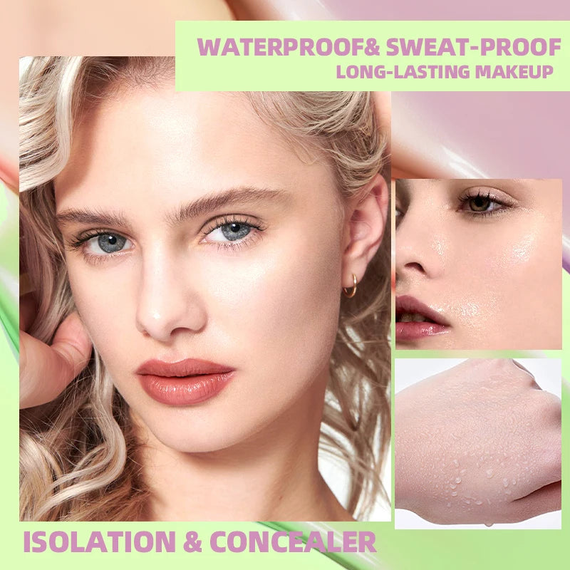 Spiral Concealer Isolation Cream - SPF50+ UV Protection, Waterproof & Long-Lasting Zpaxo