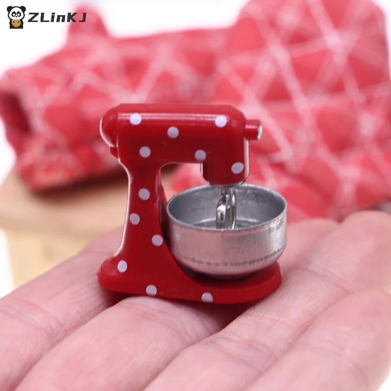 ▶1PCS 1:12 Dollhouse Miniature Simulation Red Furniture Home Model Decor Toy Doll House Accessories Zpaxo