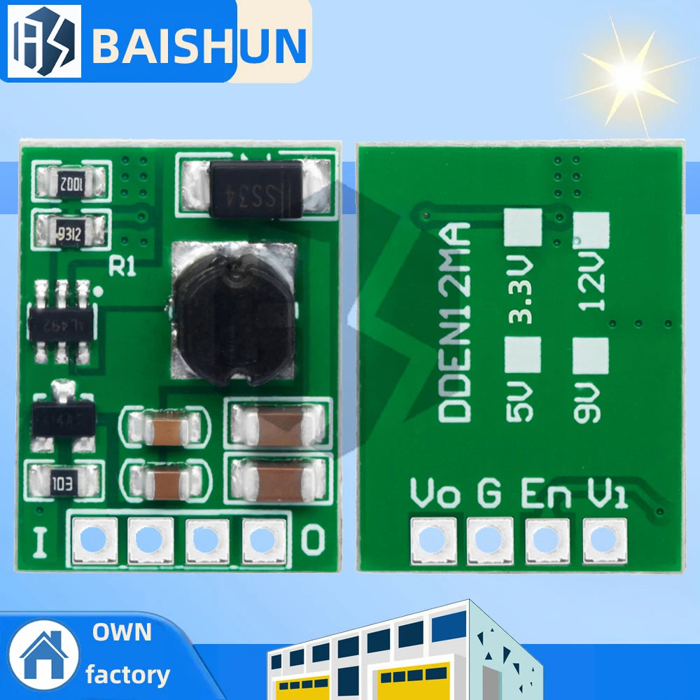 Enable OFF DC-DC 3V 3 7V 4 2V 5V 9V 12V Step-up Boost Converter Zpaxo