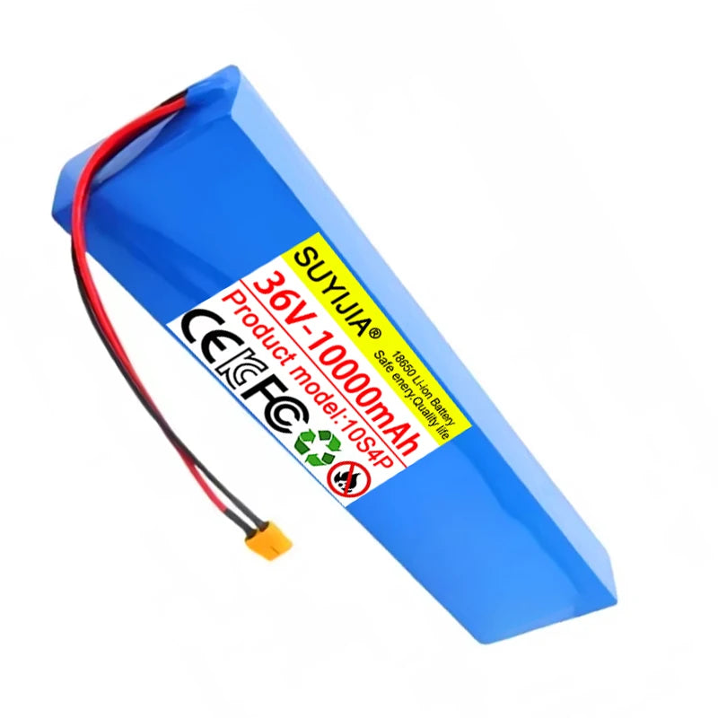 New 36V 10S4P 10Ah 18650 Battery Pack 250-750W 30A BMS 36V Lithium Li-ion Battery Electric Scooter 42v Electric Scooter Battery Zpaxo