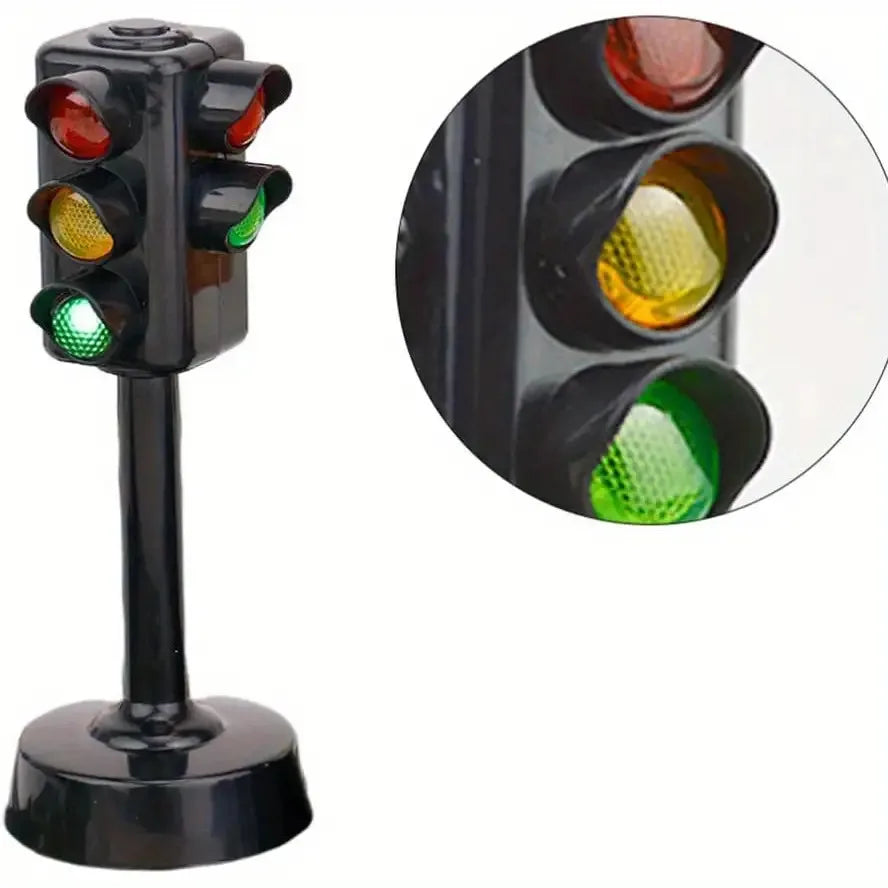 Realistic Traffic Light Dollhouse Red Green Model Perfect Car