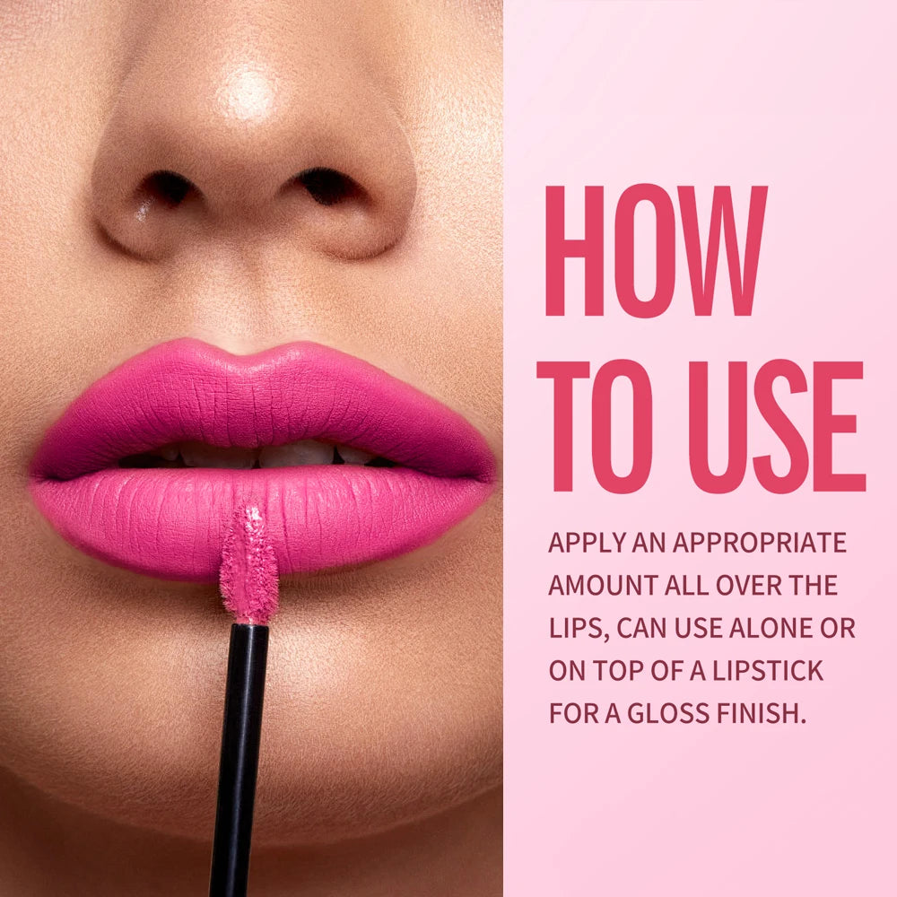 Non Stick Cup Lipstick Pink Black Dark Purple Long Lasting Lip Gloss Matte Velvet Finish Resistant To Fading Waterproof Lip Zpaxo