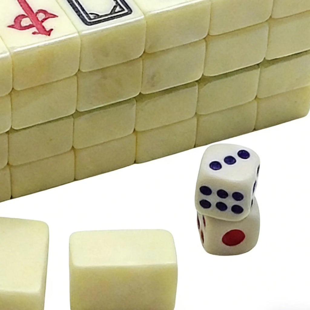 Chinese Mahjong Set Portable Board Games Portable Mahjong Tile Set Classic Games For Indoor Outdoor Home Apartment Dorm Travel Zpaxo