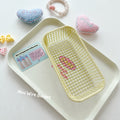 Mini Metal Wire Basket – Desktop Organizer & Home Decor Wire Storage Basket Zpaxo Cream Yellow