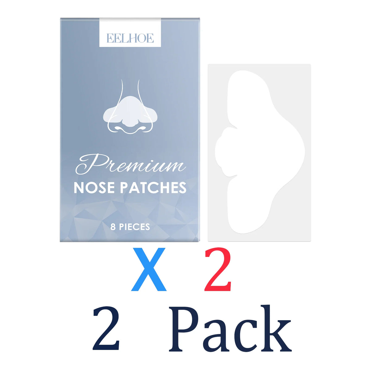 8 Pcs Gentle & Nourishing Nose Pore Strips Deep Cleansing for Sensitive Skin Oil Control & Smoothing Face Mask Winter Skincare Zpaxo 2 Pack