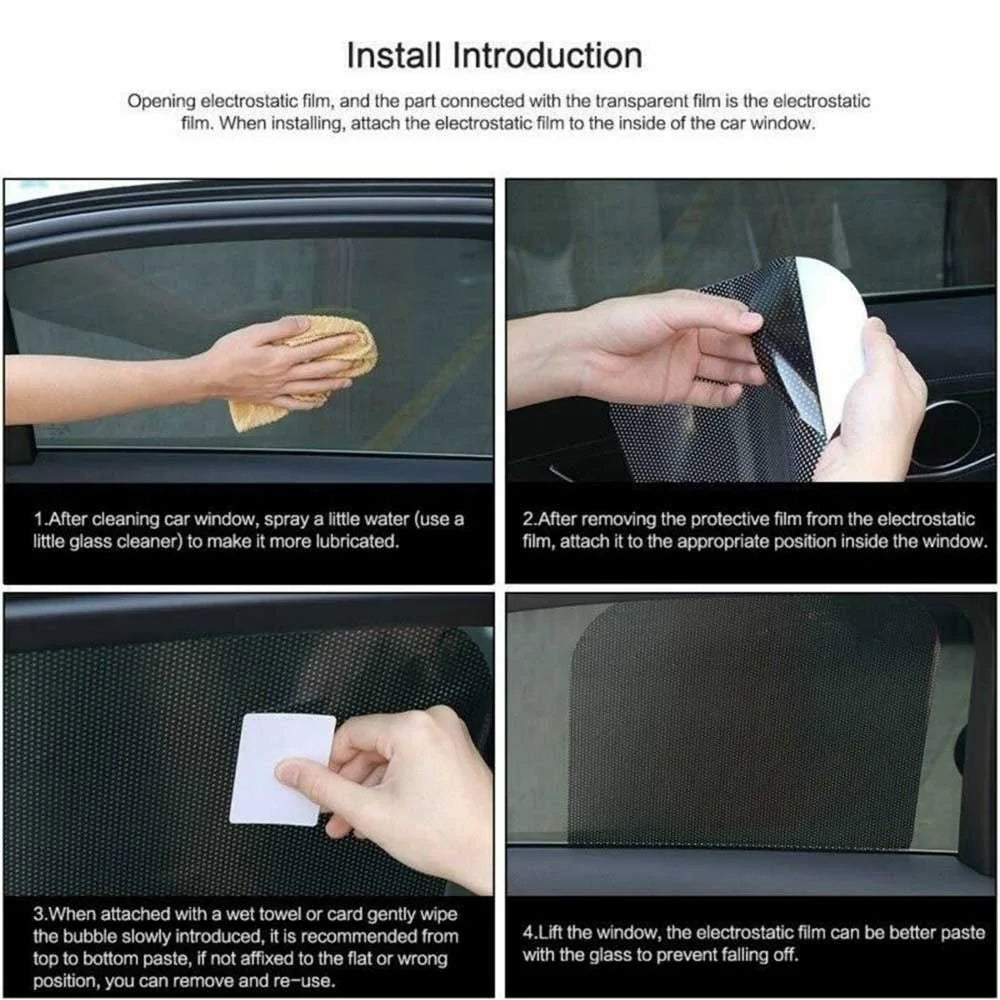 Sunshade Protection Electrostatic Sticker Sun Block Film Sunscreen Zpaxo