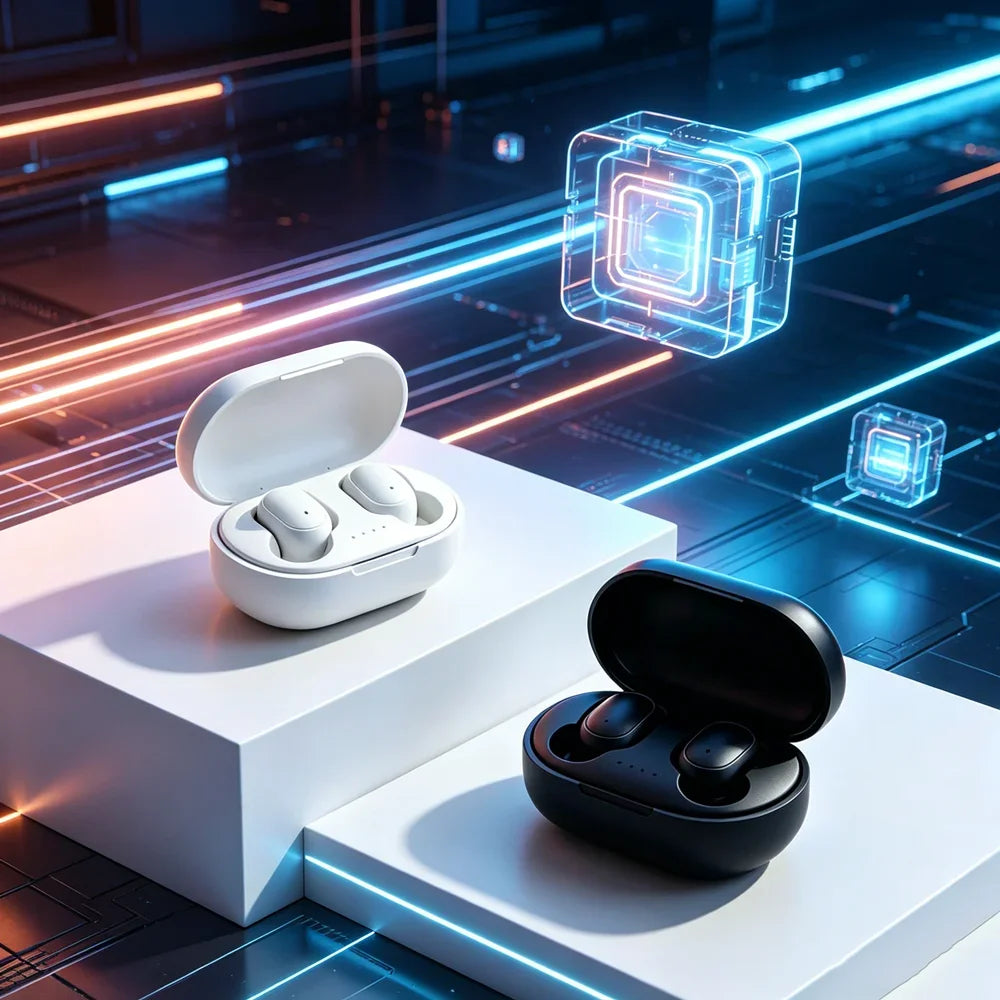Wireless Earphone TWS Bluetooth Headset Hifi Music Headphone Noise