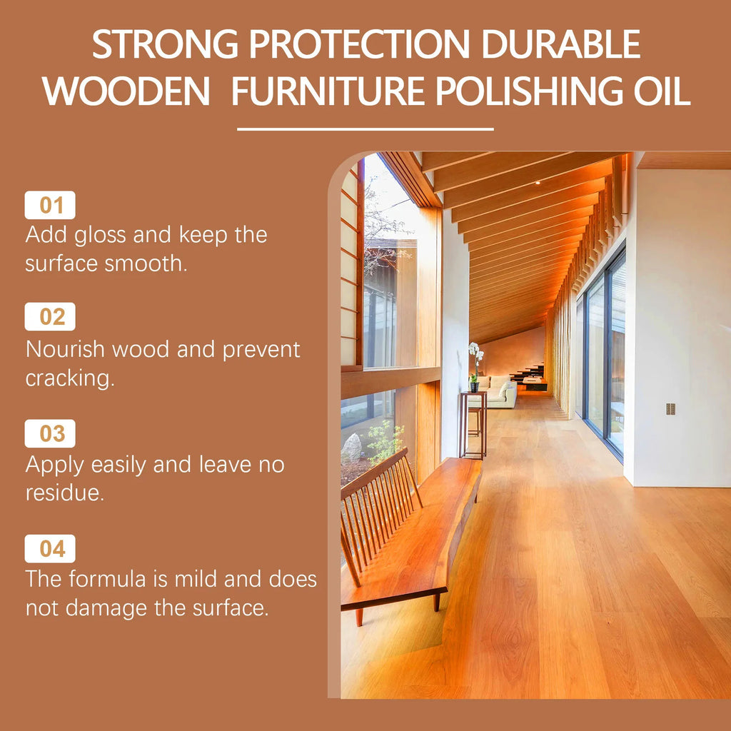 JAKEHOE Wood Furniture Polish Oil – Restore Shine & Protect Furniture Polish Oil Zpaxo
