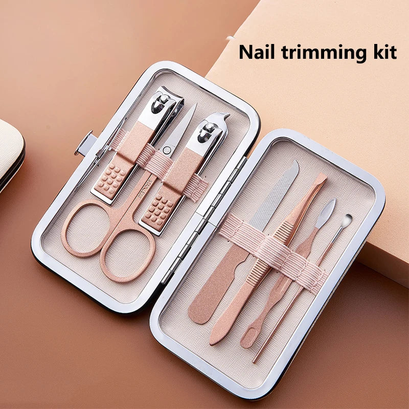 Nail clipper set - suitable for both men and women. Household nail scissors and clippers for nail filing. Ear pick for ear clean Zpaxo