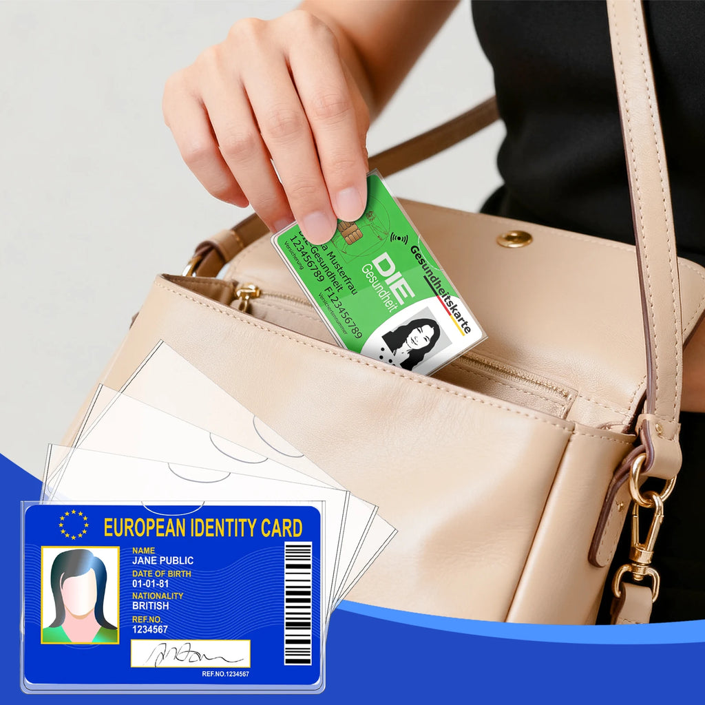 Ultra-Clear 20Mil PVC Card Sleeve – ID, Credit & EHIC Holder