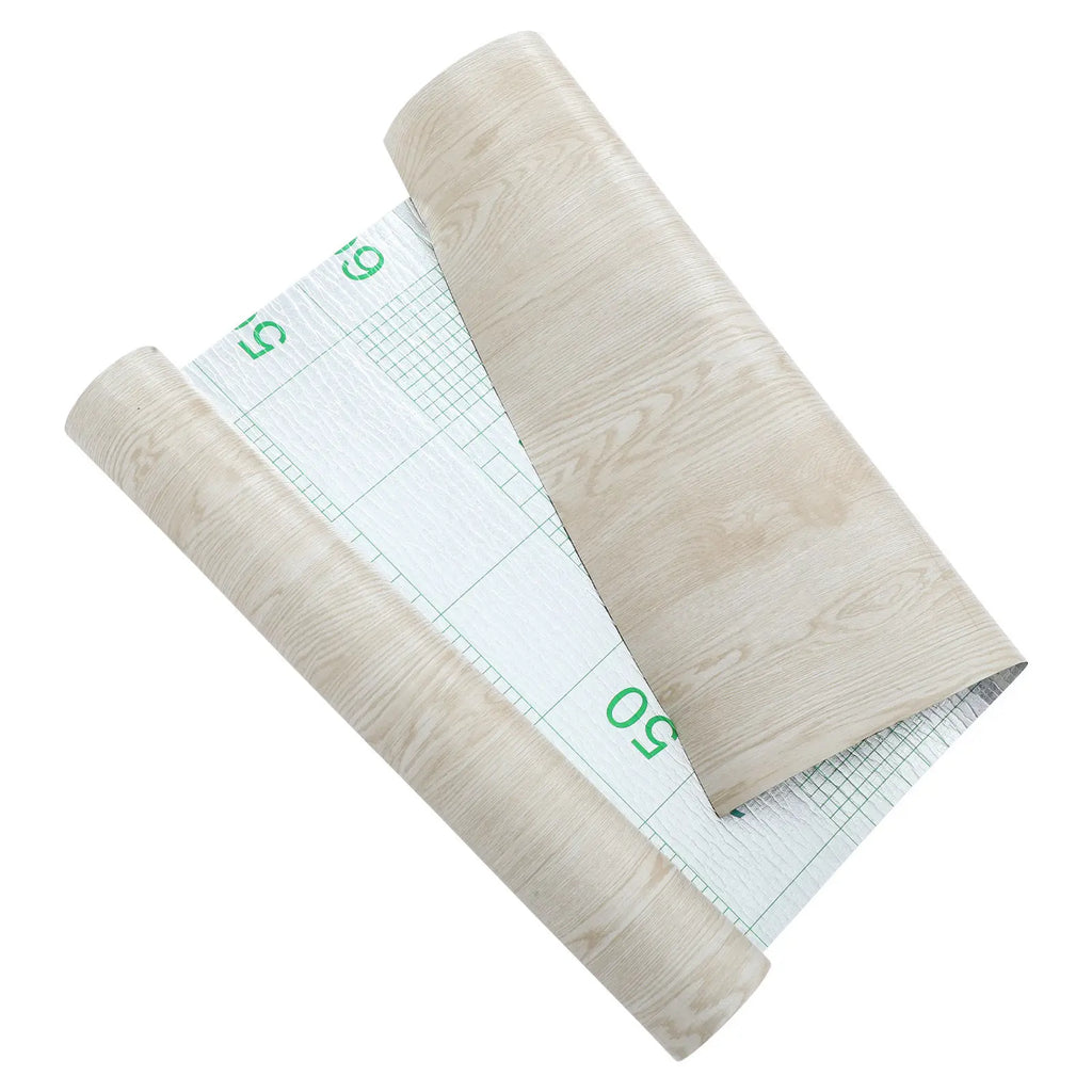 Self-adhesive PVC Flooring Roll Wear Resistant Peel Stick Floor