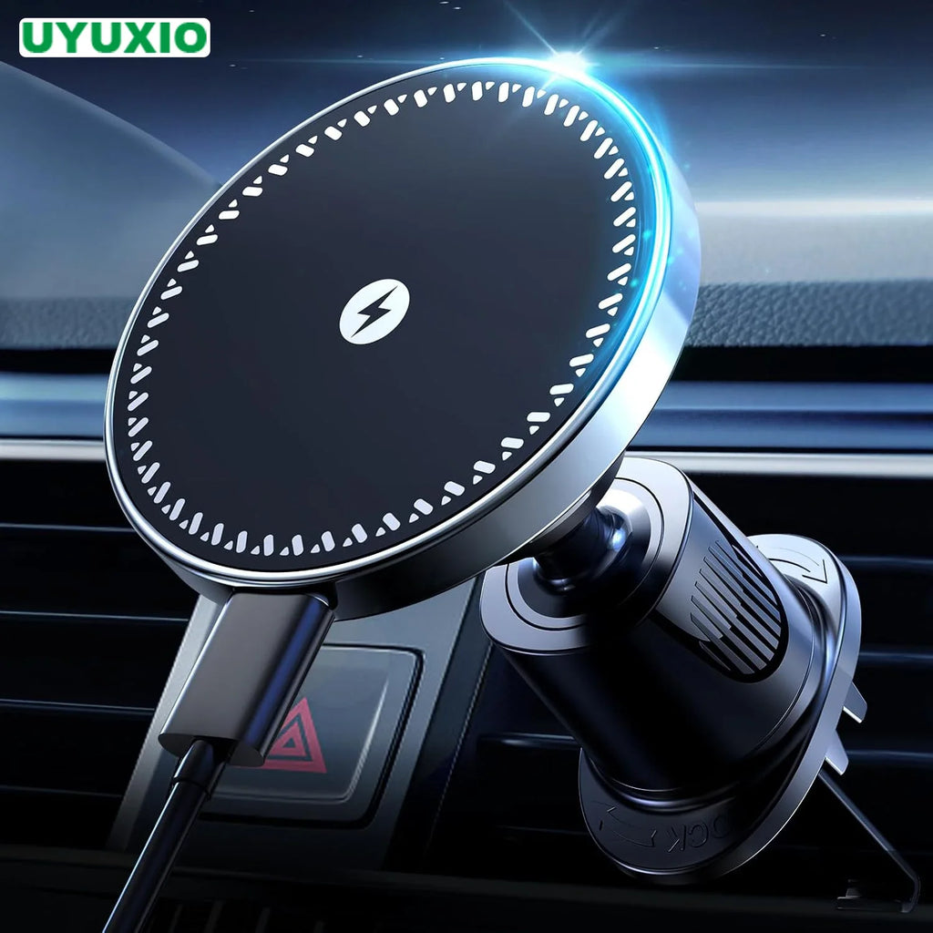 UYUXIO Strong Magnetic Wireless Car Phone Charger Adapter 15W Air