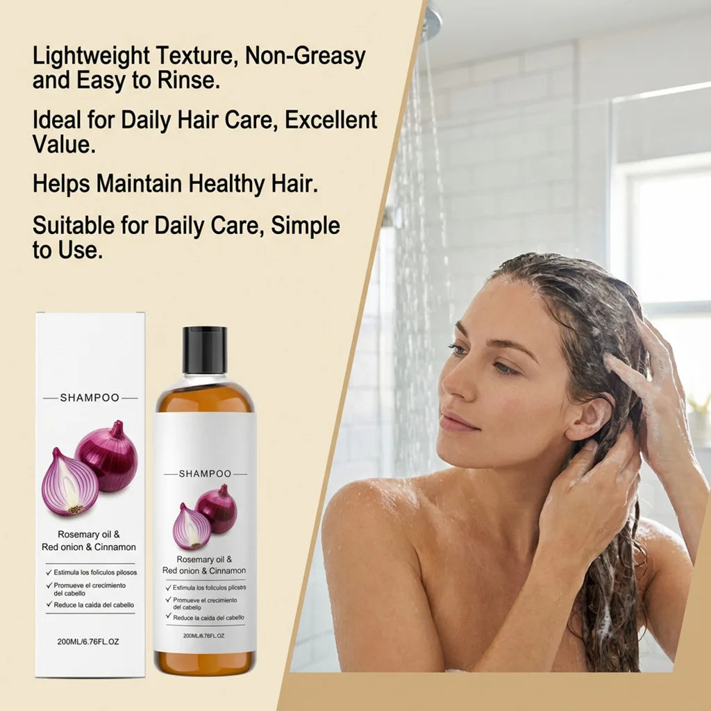 Onion Cassia Shampoo – Strengthen Hair & Repair Damage 200ml Hair Care Shampoo Zpaxo