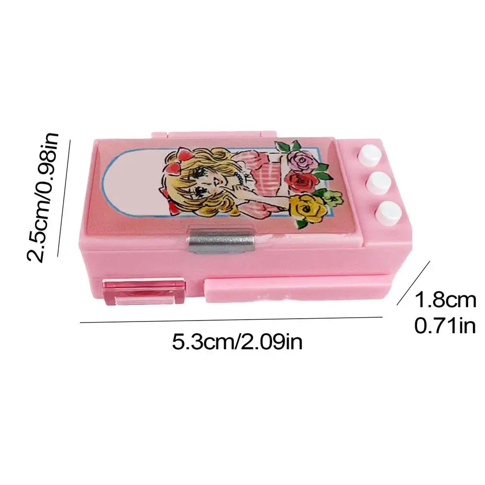 Doll House Miniatures Simulation Pencil Box Collectible Models Table Decor Pretend Play Toy For Boys Girls Collectors Zpaxo Pink United States