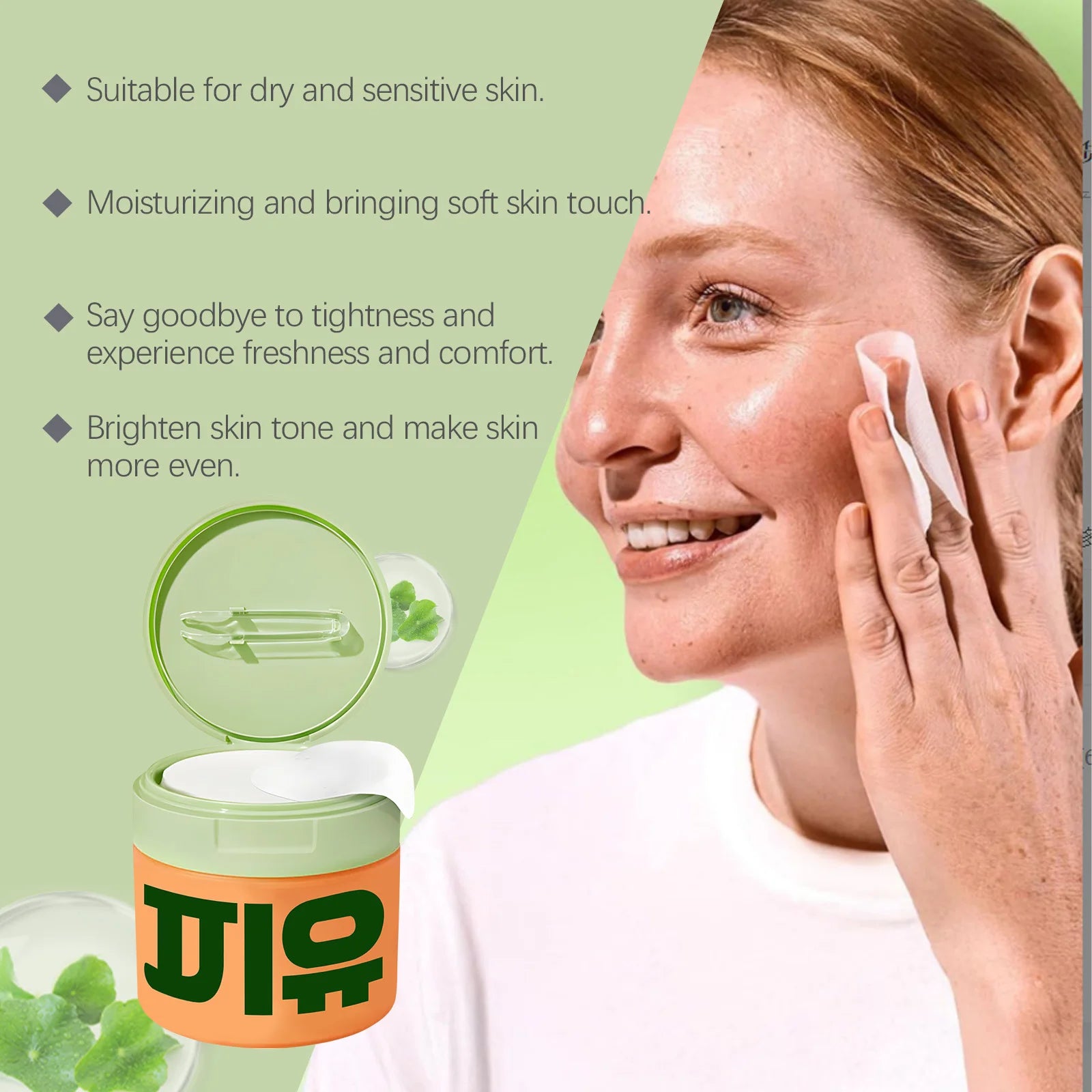 Centella Asiatica Nicotinamide Facial Pads – Brighten & Hydrate Facial Cotton Pads Zpaxo